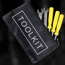 Borsa Porta Attrezzi In Tessuto Impermeabile 19.51*10.01cm nero strumenti manual