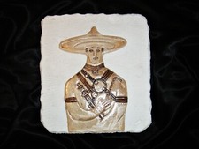 quadro GUERRIERO DI CAPESTRANNO(ABRUZZO),pietra naturale scolpita a mano