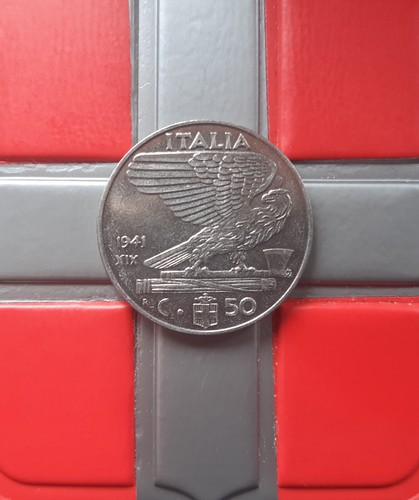 50 centesimi 1941 xix - (£),