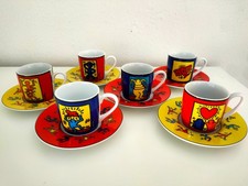 Set Vintage 6 Tazzine da Caffè con Piattini – Keith Haring x Konitz – Porcellana