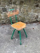 Sedia Girevole Sgabello Verde Regolabile In Altezza