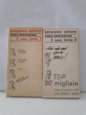 Libri Carlo SANTACHIARA IL CASO LIMITE 1 e 2 ed. Sampietro 1966  N03