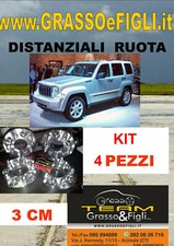 kit 4 Distanziali Ruota For Jeep Cherokee KK  2008>2012  30mm  3cm Wheel Spacers