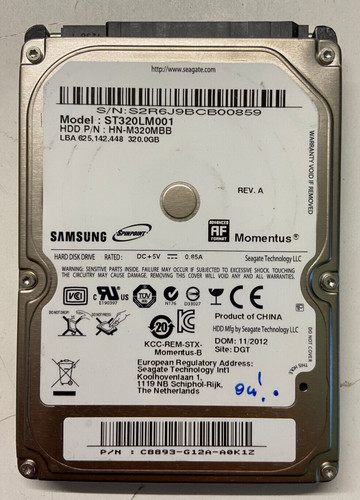 Samsung momentus 320gb - samsung,