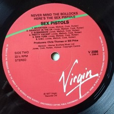 LP Sex Pistols, Never mind the bollocks, orig. GB, 1977, Virgin Records