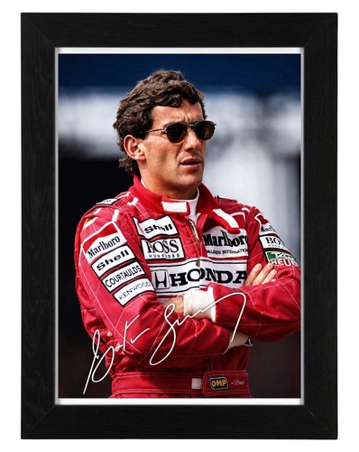 Foto autografo firmato - foto, ayrton