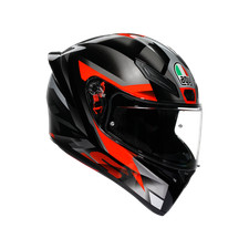 Casco Moto Integrale AGV K1 S AGV E2206 FASTLAP BLACK/GREY/RED Lucido