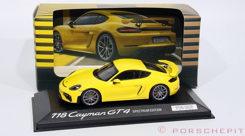 Porsche 718 cayman gt4 - 718, giallo