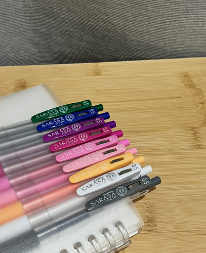 Zebra sarasa clips pens - zebra, 9