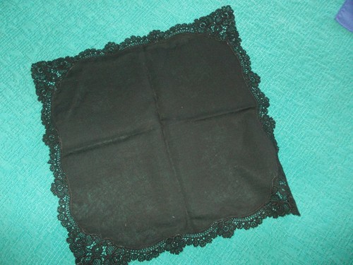 Fazzoletto bordo pizzo - bordo, di