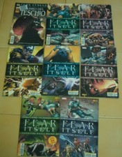 FEAR ITSELF COMPLETA 1/7 + ZERO il libro del teschio-TOTALE 8 NUMERI ED BRUBAKER