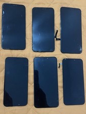 SCHERMI APPLE IPHONE 13PRO,12,11PRO MAX ORIGINALI 6PZ VETRI ROTTI DA RIGENERARE