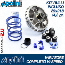 KIT VARIATORE POLINI HI-SPEED MOLLA DI CONTRASTO RULLI 25x21,8 14 gr - 241.742