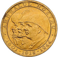 Romania - 1944 - Mihai I "Re di Romania" 20 Lei - NGC UNC Dettagli - BELLO!