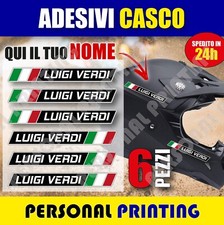 6 adesivi NOME COGNOME
