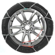 CATENE DA NEVE 215 70-16 OMOLOGATE CERTIFICATE 9 MM PER AUTO IN ACCIAIO LAMPA