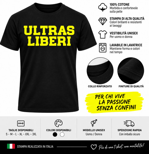 Shirt ultras liberi - ultras,