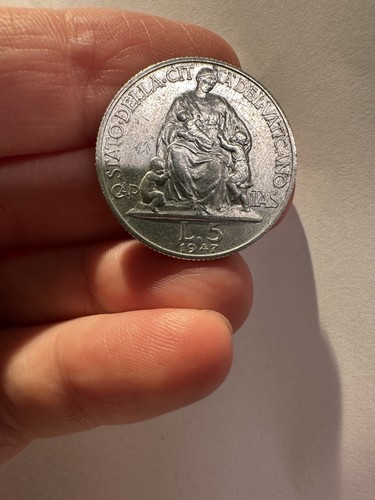 Lire 1947 vaticano pio - vaticano, xii