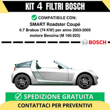 KIT BOSCH 4 Filtri tagliando