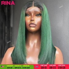 Parrucche Bob corte verdi 1B