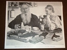 Leone Tolstoi e sua moglie
