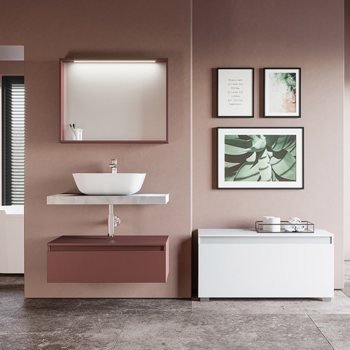 Bagno sospeso top - top, cm