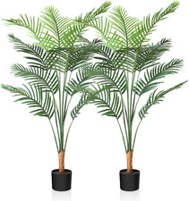 Piante Finte Areca Palma 130 Cm Piante Artificiali Da Interno E Esterno Grandi P