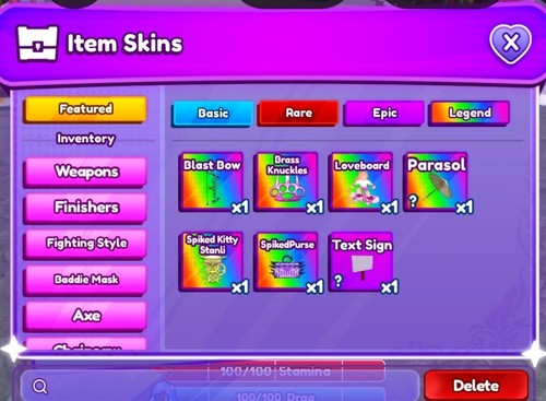 Roblox baddies inventory - roblox, inventory-