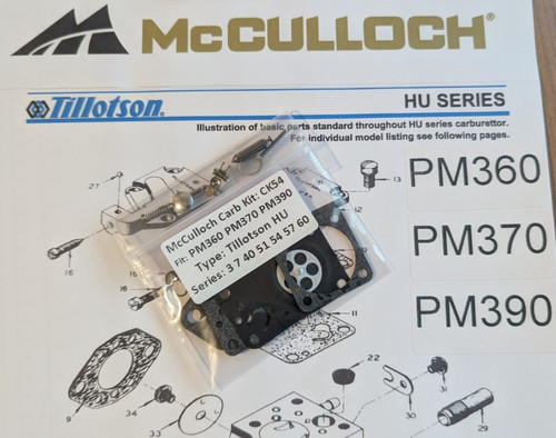 Kit riparazione carburatore
