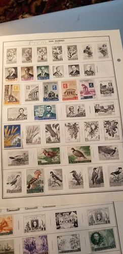 San marino rare stamps - marino,