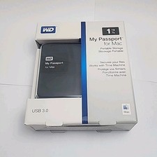 WD 1TB Nero My Passport per Mac Disco rigido esterno portatile - USB 3.0