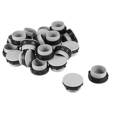 24 pcs 30mm nero  plastica