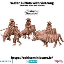 Water Buffalo with Vietcong -