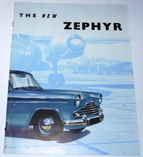Brochure pubblicitaria auto "Ford Zephyr" Inghilterra, molto rara, cm 27,5 x 21 circa