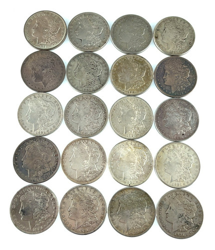 Rotolo dollari morgan - 20,