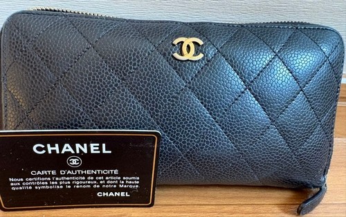 Portafoglio chanel caviarskin - chanel,
