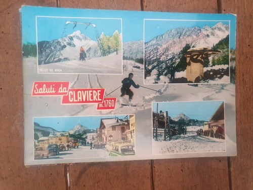 Cartolina saluti claviere - cartolina,