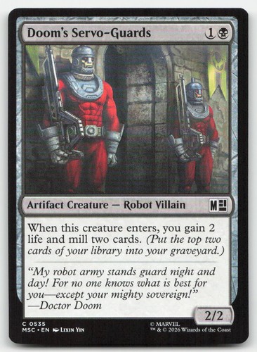 Doom servo guards 535 - doom's, msc