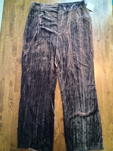 Zara pantaloni velluto alti - pantaloni,