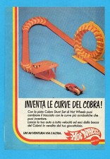 TOP984-PUBBLICITA'/ADVERTISING-1984- HOT WHEELS-PISTA COBRA STUNT SET 
