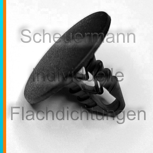 Clips plastica maserati - 4x, in