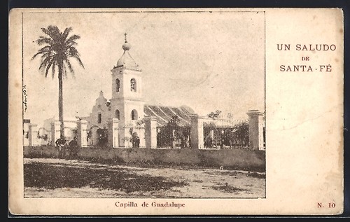 Cartolina santa fé capilla - cartolina,