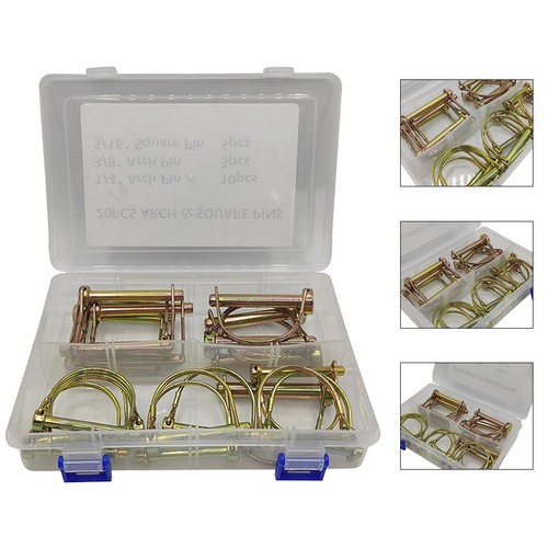 Boxed pin set zincato - set, perni
