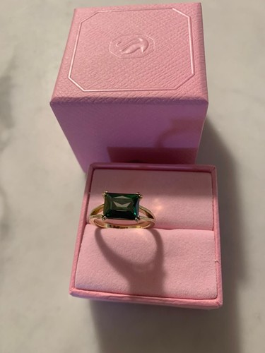 Anello swarovski pietra verde - swarovski,,