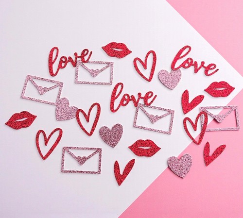 Valentine day glitter - day,