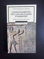 L’insegnamento Del Saggio Egizio Ptahhotep, Christian Jacq