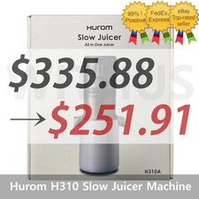 Hurom H310 Slow Juicer All in One Estrattore Spremiagrumi_Carbone - AC 220V_