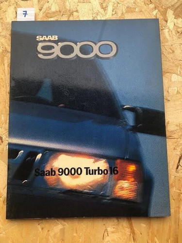 Saab 9000 turbo catalogo - saab,