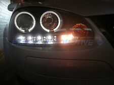 FARI DAYLINE CROMO LED INFERIORI + ANGEL EYES LED VOLKSWAGEN GOLF 5 DAL 03 -- 08