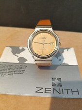 Orologio vintage Zenith Platini al quarzo acciaio bicolore cinturino pelle